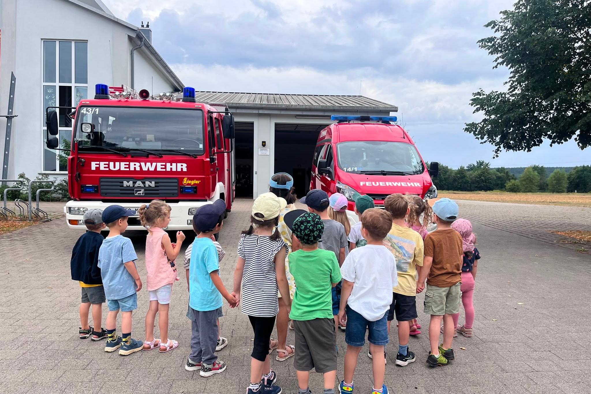 Besuch bei der Feuerwehr