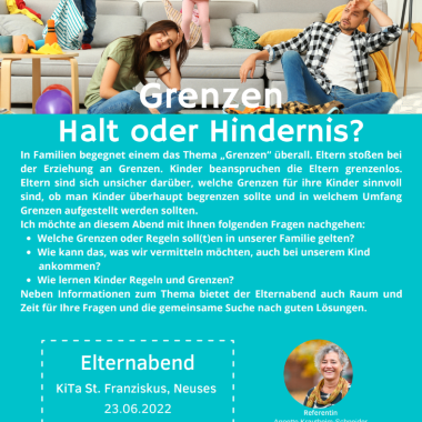 Elternabend 'Grenzen - Halt oder Hindernis'