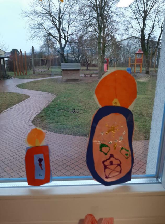 Fensterschmuck Kerze