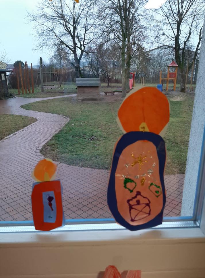 Fensterschmuck Kerze
