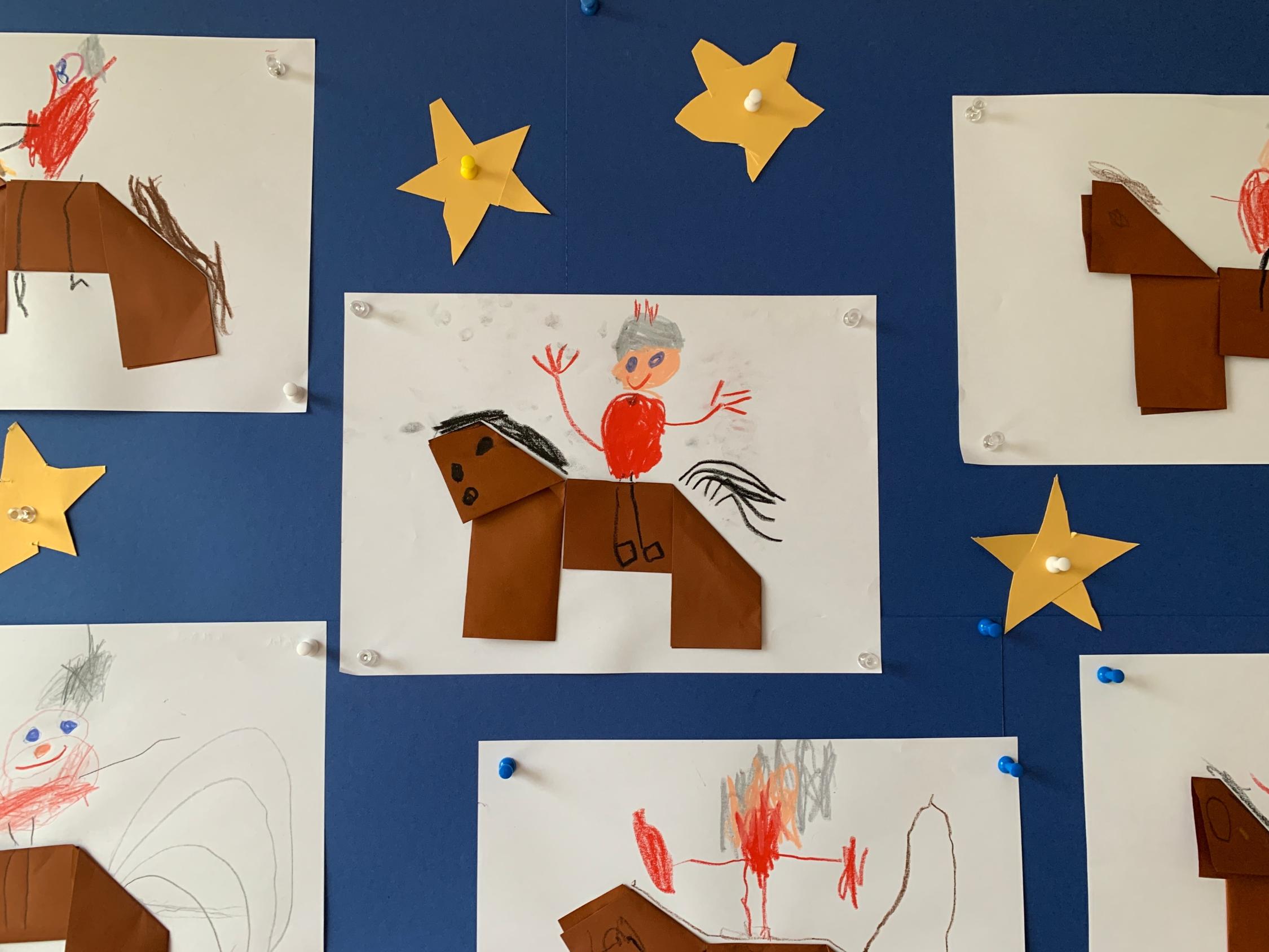 Falten - Schneiden - Malen