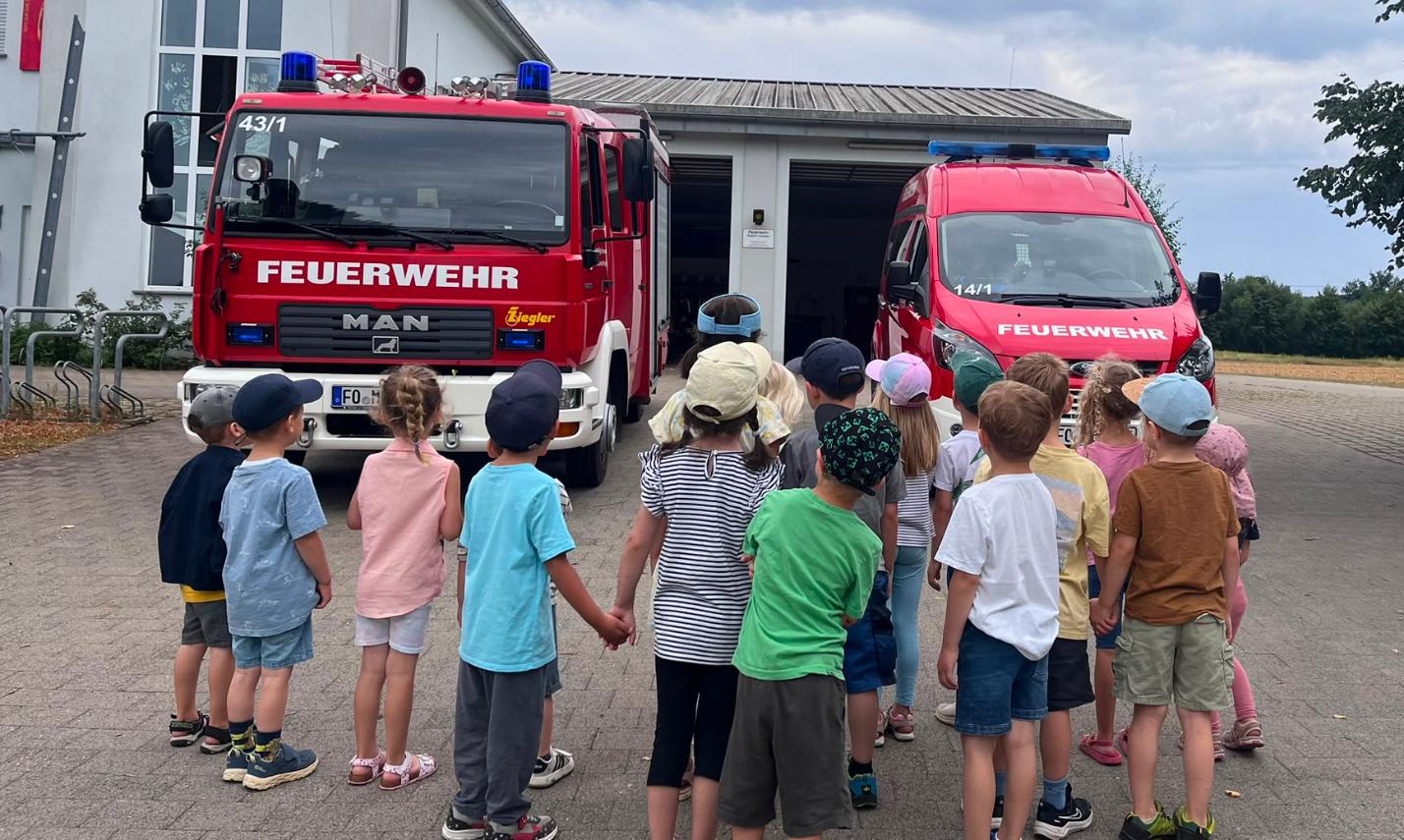 Besuch bei der Feuerwehr