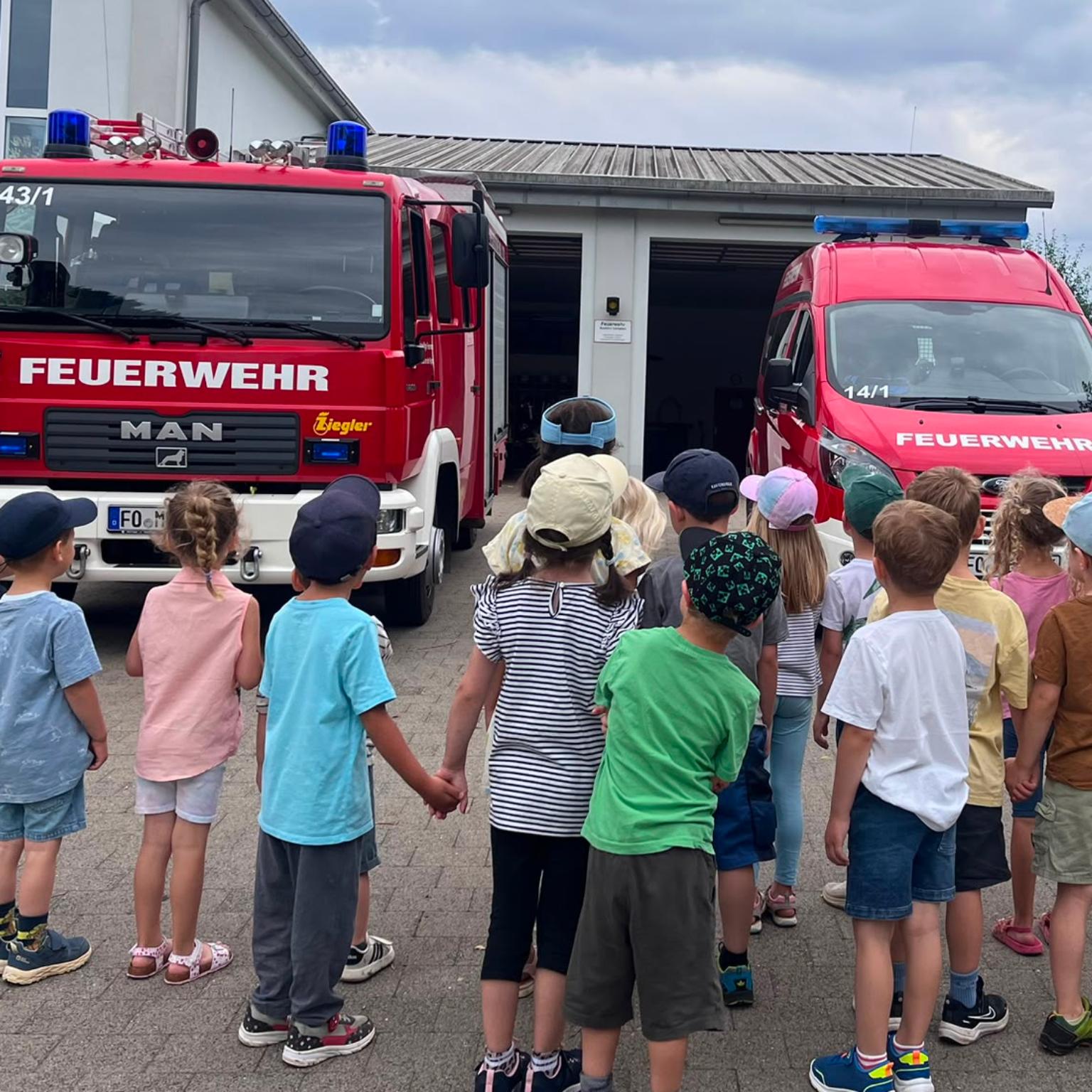 Besuch bei der Feuerwehr