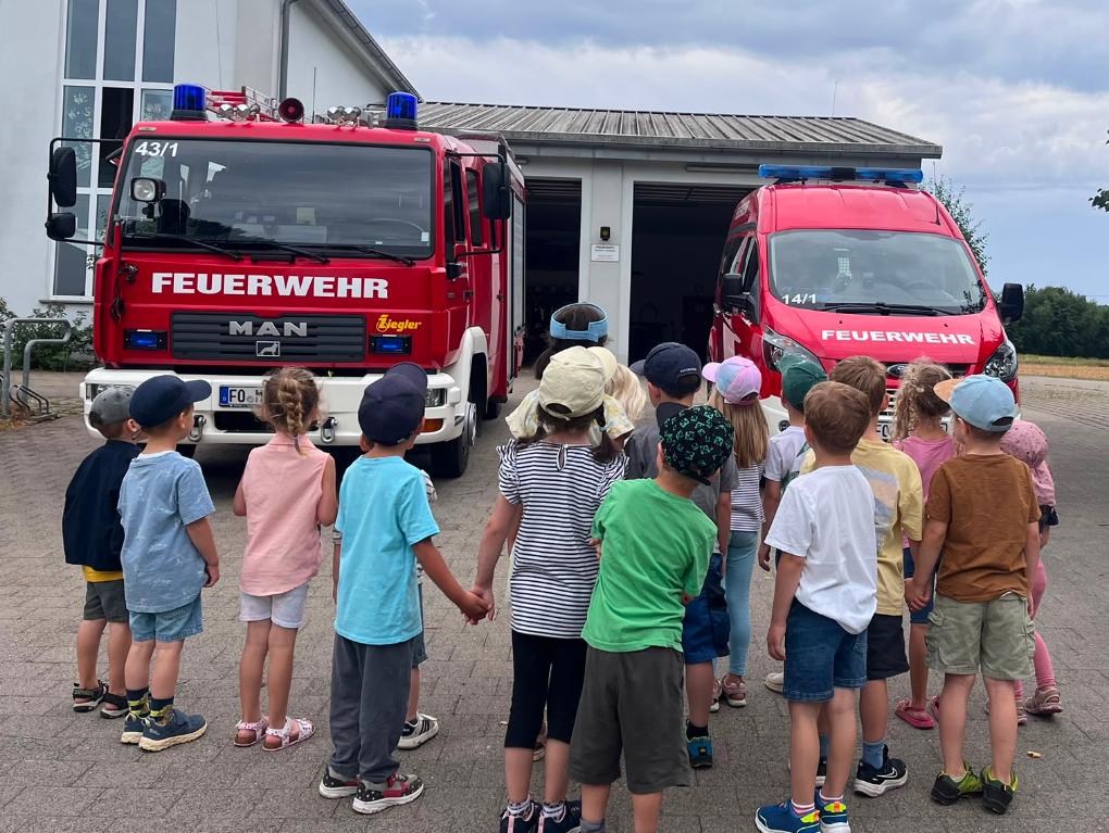 Besuch bei der Feuerwehr