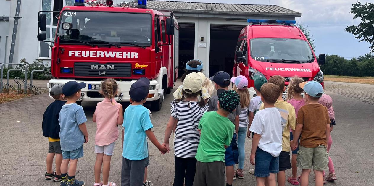 Besuch bei der Feuerwehr